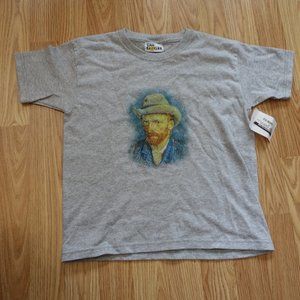 NEW immersive van gogh t shirt tee toddler/youth size gray